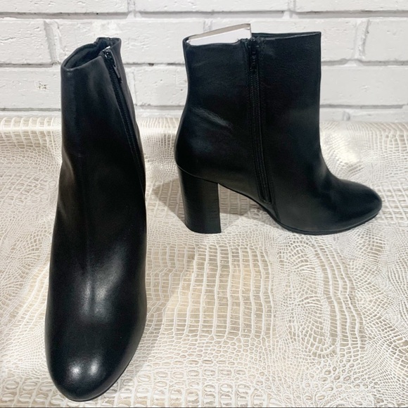 Asos Women’s Rescue Black Leather Block Heel - Picture 9 of 11